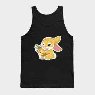 Year of the Rabbit Bunny Bubble Boba Tea Tank Top